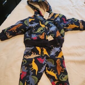 The Children's Place Dinosaur Print Matching Set - Multicolor
